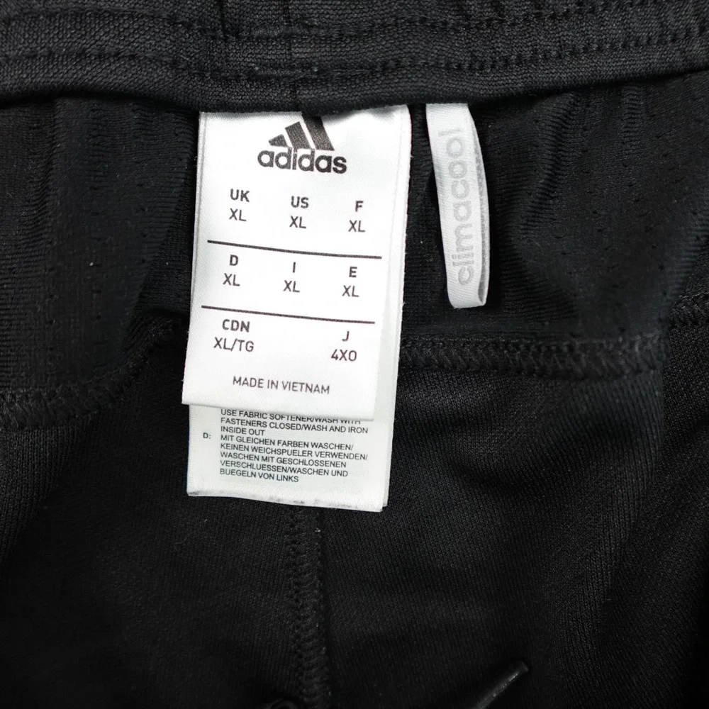 Adidas Pants Mens Extra Large Black Soccer Tiro 17 Climacool BK0348 Ankle Zip